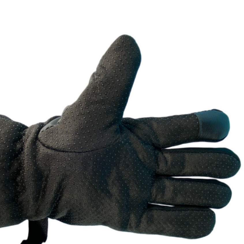 luva frio intenso moto resistente a agua com pelinho e touch com touca — imagem 2 de 2