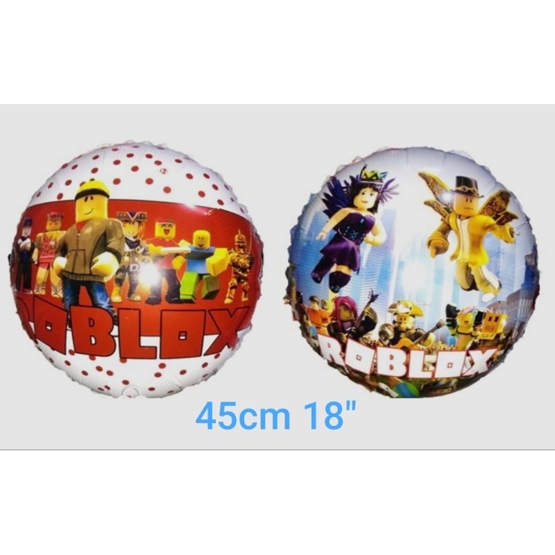 Balão Roblox Metalizado Dupla Face 45cm Game Jogos Party Roblox Menor Preço — R$ 28,99 em Shopee