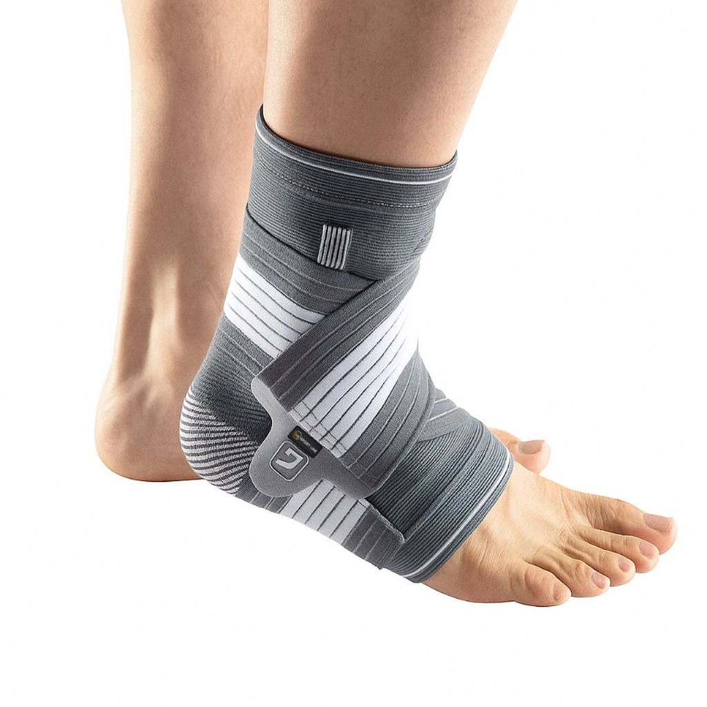 Tornozeleira Elástica Ortopédica – Estabilizadora com Compressão para Esportes Volei Futebol Futsal