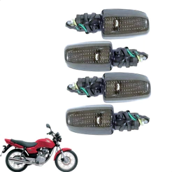 Pisca Seta Moto Para Honda Cg Titan Fan 125 150 Xre Fume Unidades 4