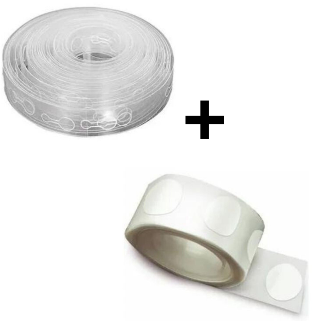 Kit Fita Arco Descontruído 5M + Fita Gota Cola Bexiga Balão 100 Pontos em Oferta na Shopee