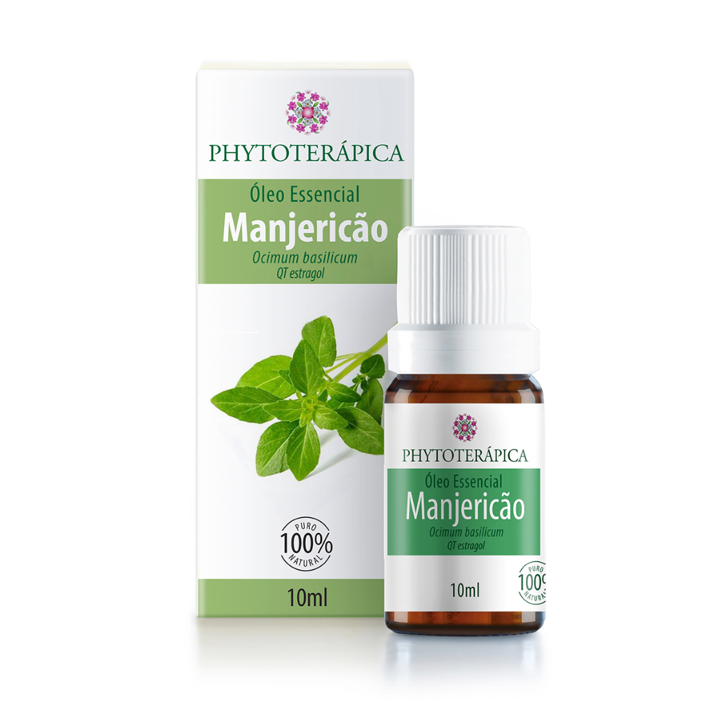 Phytoterápica Óleo Essencial Manjericão 10ml - Clareza, Foco e Alívio de Tensão Muscular em Oferta na Shopee