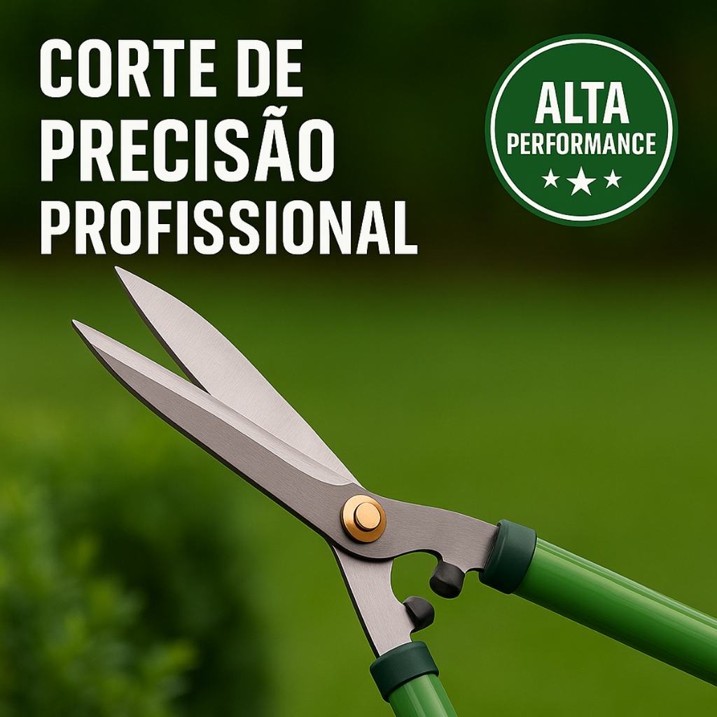 Tesoura de Poda Tesourão Grande Cerca Viva Grama Jardim Jardinagem