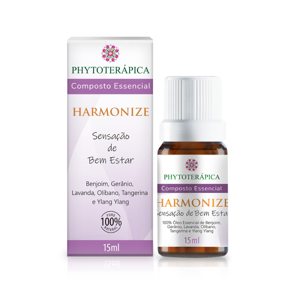 Phytoterápica Composto Essencial Harmonize 15ml - Aromaterapia para Equilíbrio e Paz Interior - Home & Living