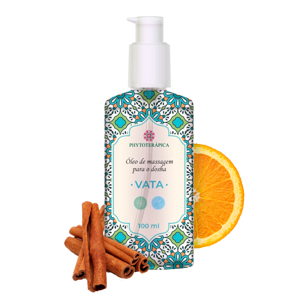 Phytoterápica Óleo Massagem Dosha Vata 100ml - Nutre, Aquece e Equilibra o Corpo e a Mente em Oferta na Shopee