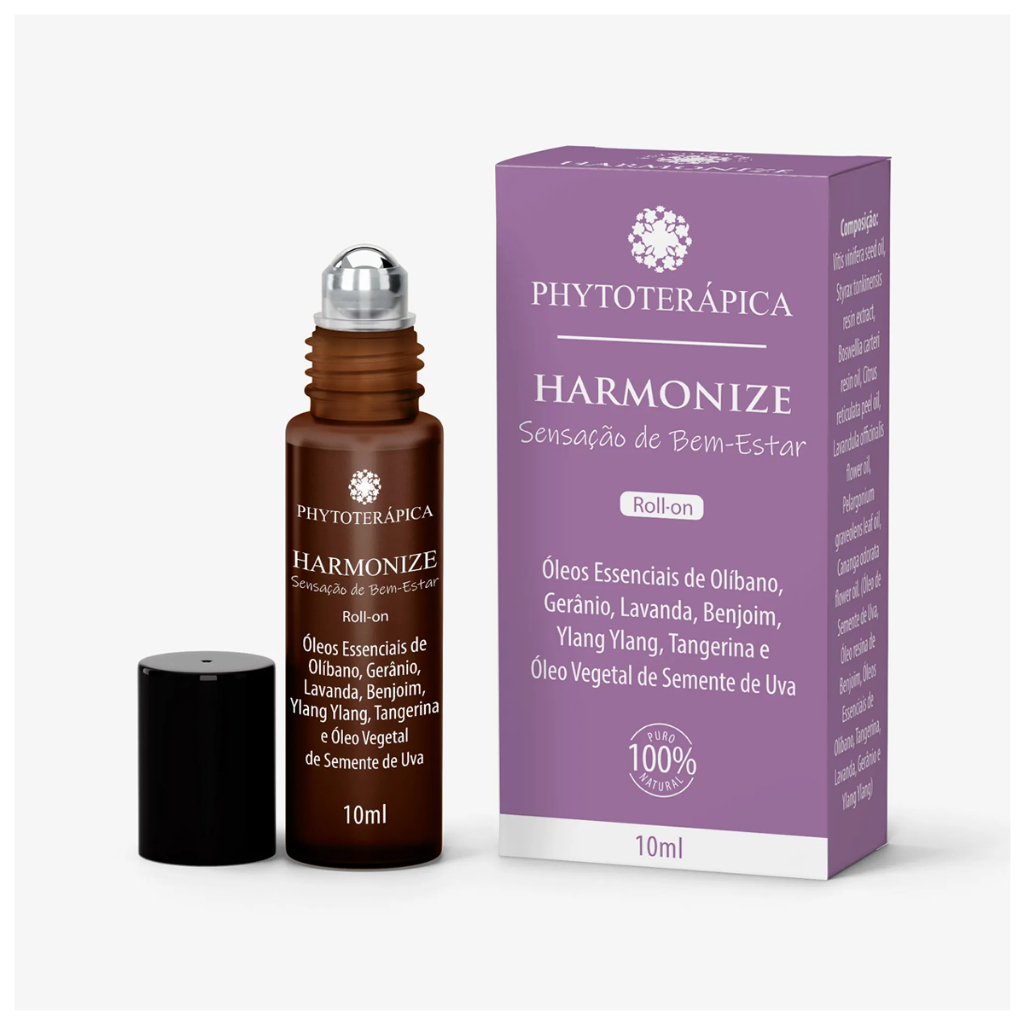 Phytoterápica Composto Harmonize Roll-On 10ml - Estabiliza Emoções e Acalma a Mente em Oferta na Shopee