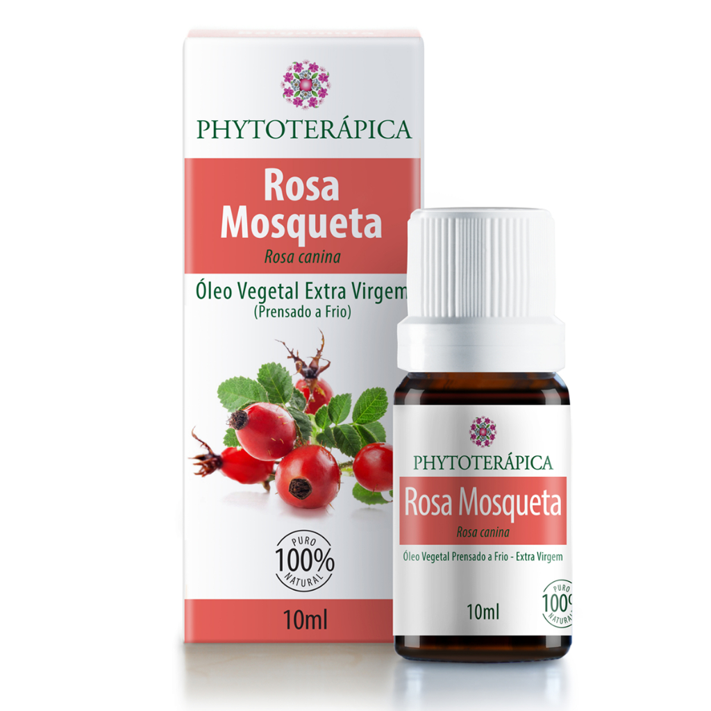 Phytoterápica Óleo Vegetal Rosa Mosqueta 10ml - Cicatrização e Antienvelhecimento Natural em Oferta na Shopee