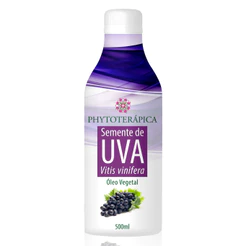 Phytoterápica Óleo Semente de Uva 500ml - Nutre, Suaviza e Previne o Envelhecimento