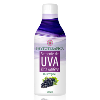 Phytoterápica Óleo Semente de Uva 500ml - Nutre, Suaviza e Previne o Envelhecimento em Oferta na Shopee