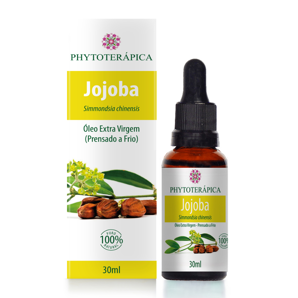 Phytoterápica Óleo Vegetal Jojoba 30ml - Hidrata, Controla a Oleosidade e Protege os Fios em Oferta na Shopee