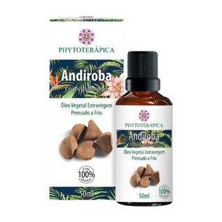 Phytoterápica Óleo Vegetal de Andiroba 50ml - Alívio Muscular, Hidratação e Ação Rejuvenescedora em Oferta na Shopee