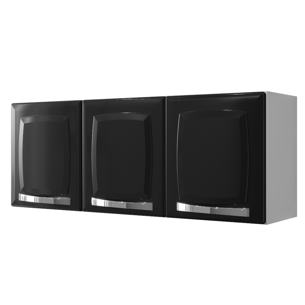 Aéreo Itatiaia 3 Portas Único Exclusivo Multiuso Branco Neve ou Preto Linha Rose em Oferta na Shopee