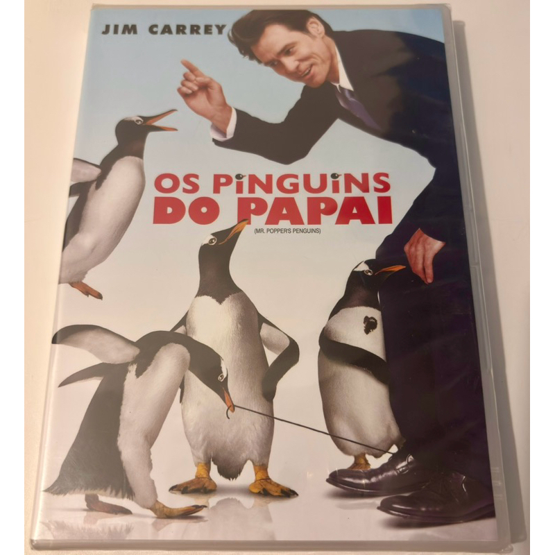 Dvd Os Pinguins do Papai - Jim Carrey - Original e Lacrado