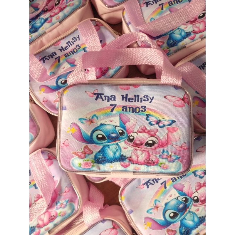 Bolsinha lembrancinha maletinha personalizada para aniversário infantil