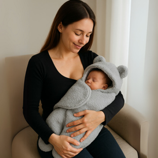 Saco de Dormir Bebê Cobertor Enroladinho Super Confortável e Prático Manta em Oferta na Shopee