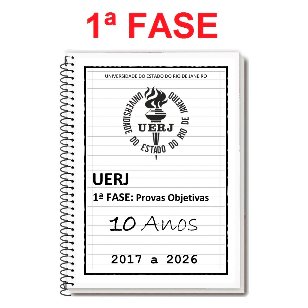 UERJ - 1ª FASE 2026/2027 - Caderno de Provas + Gabarito em Oferta na Shopee