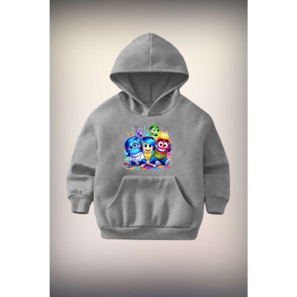 Blusa Frio Moletom Infantil Divertidamente Estampa DTF Ótima Qualidade 100% Algodão Promoção Varias Cores Masculino Femi