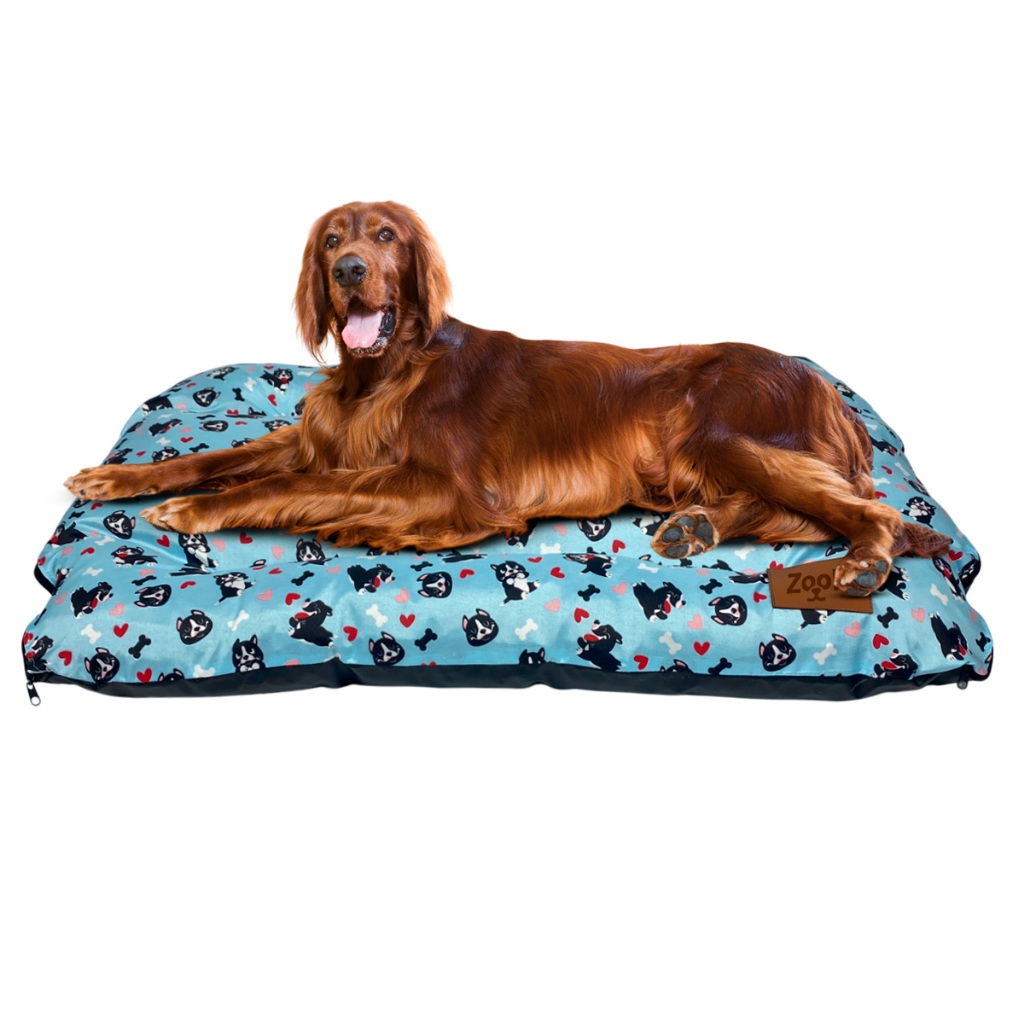 Colchonete Cama Big Com Zíper Caminha Zoola Pet 100cm X 80cm Com Capa Lavável