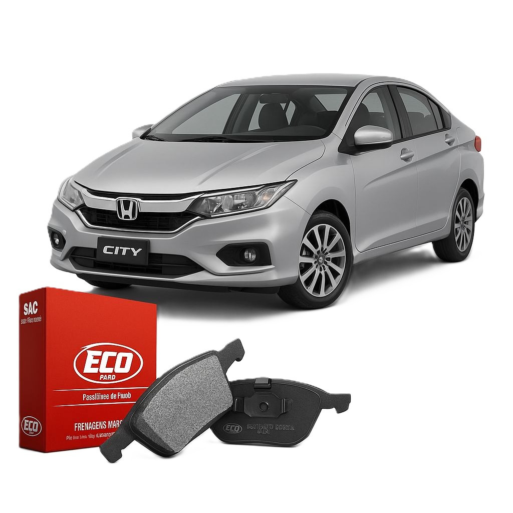 Pastilha De Freio Dianteira Honda New City 1.5 2015 2016 2017 2018