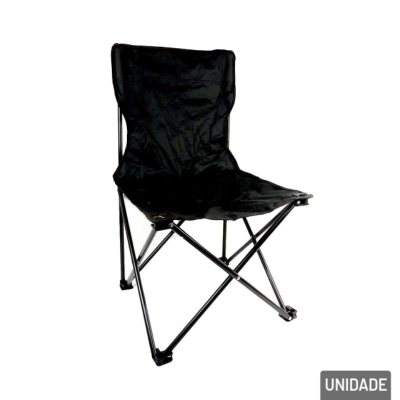 Cadeira Camping Dobrável Metal Impermeável importada praia passeio pesca trilha acampamento camping com bolsa até 120 kg em Oferta na Shopee
