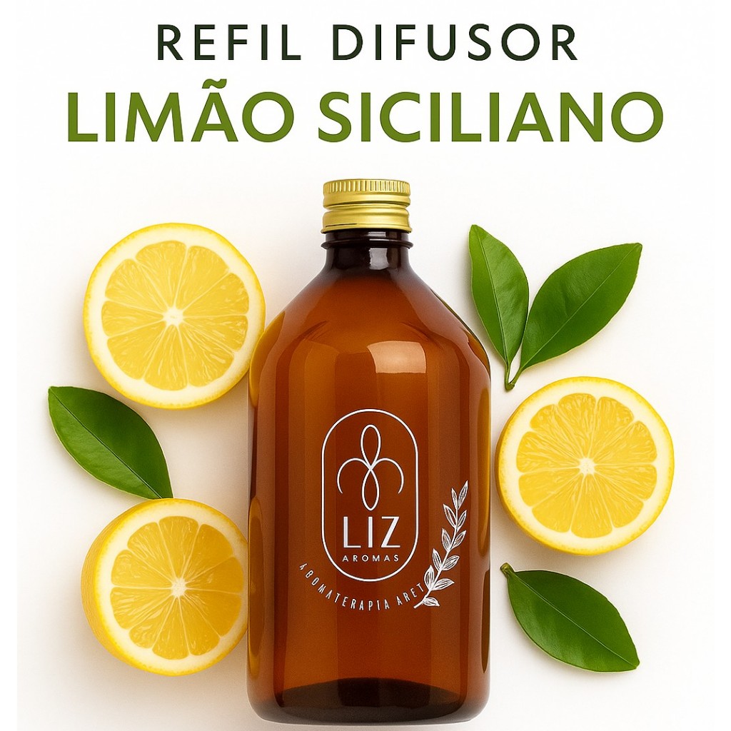 Refil Difusor Super Intenso Limão Siciliano concentrado aromatizador de varetas ambiente perfumado