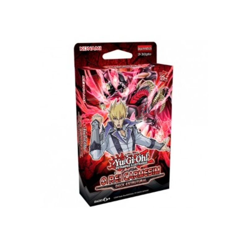 Yugioh Deck Estrutural O Rei Carmesim Cartas em Português Konami