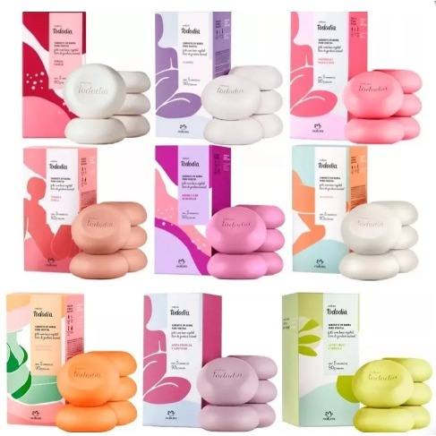 Sabonete Todo Dia Natura caixa com 5 unidades de 90g