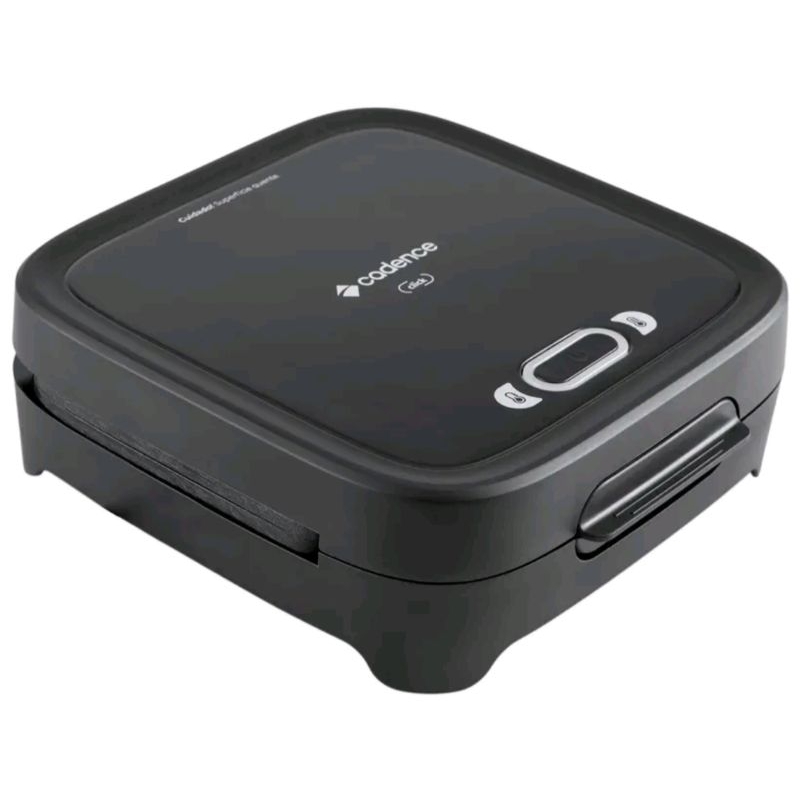 Sanduicheira Grill Cadence Preta 750W Antiaderente Click SAN400
