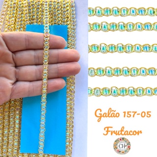 Galão/Passamanaria Ouro/Frutacor 5mm - 20m (ref.157-05) Festa Carnaval Personalizados Artesanatos em Geral Roupas em Oferta na Shopee