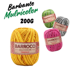 Barbante Barroco Multicolor 200g Número n°4 Escolha A Cor