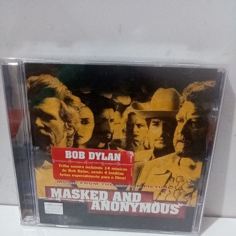 Cd Bob Dylan Music From The Motion pictures Masked And Anonymous Excelente Estado de Conservação