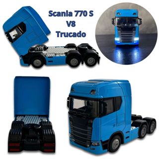 Miniatura Caminhão Scania 770 S V8 Trucado - Com Luz E Som em Oferta na Shopee