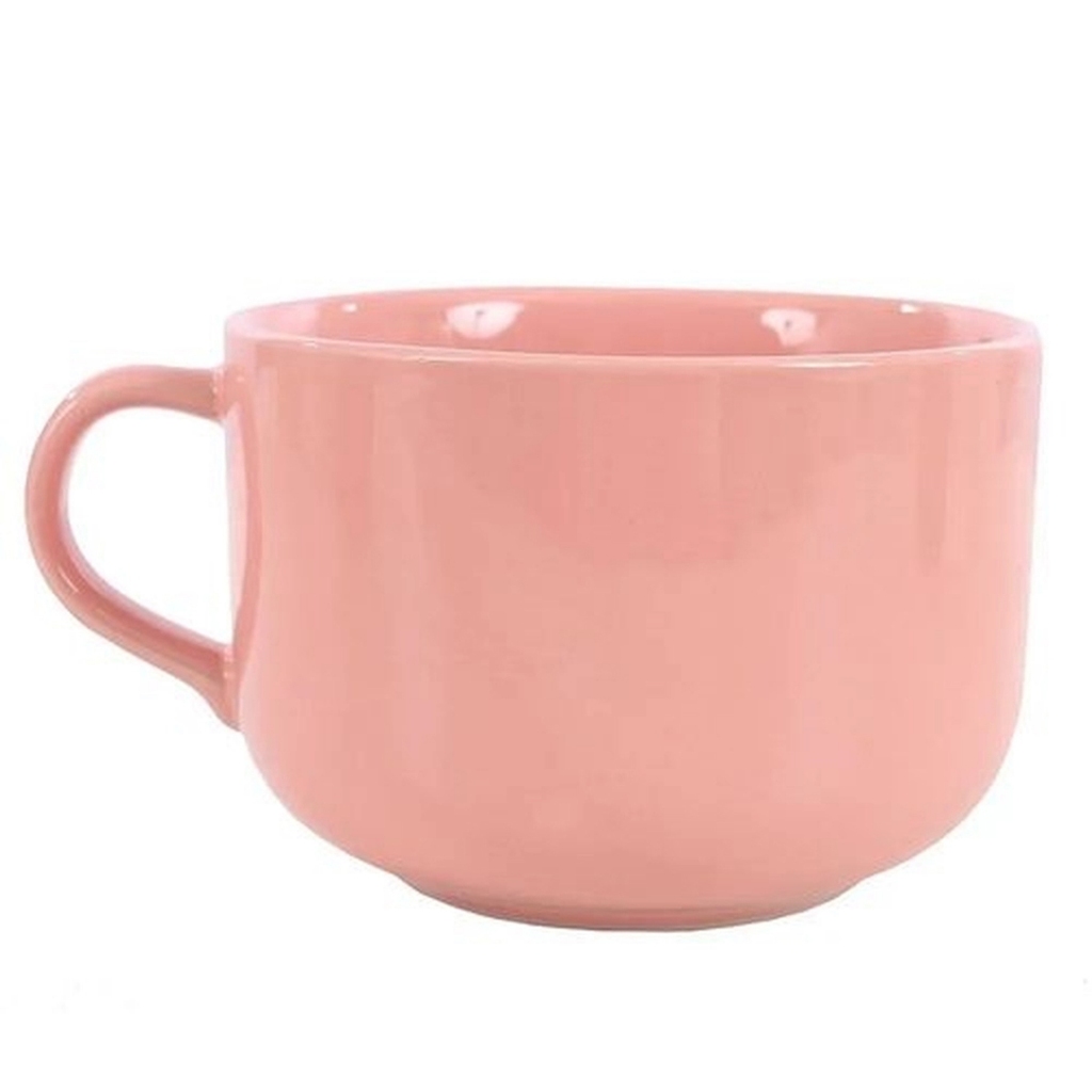 Caneca De Cerâmica Grande Para Café Sopas Caldos Cereal Sobremesas 450ml Colorida Decoração Presente em Oferta na Shopee
