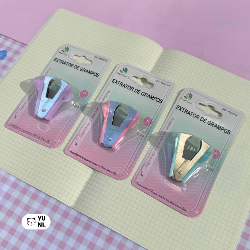 Extrator de Grampo Tons Pasteis - Interponte em Oferta na Shopee