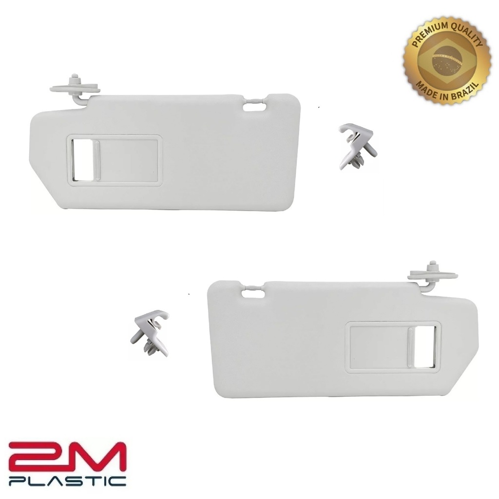 2MPLASTIC Quebra Sol Novo Uno 2011-2021 Nova Fiorino 2014-2025 em Oferta na Shopee