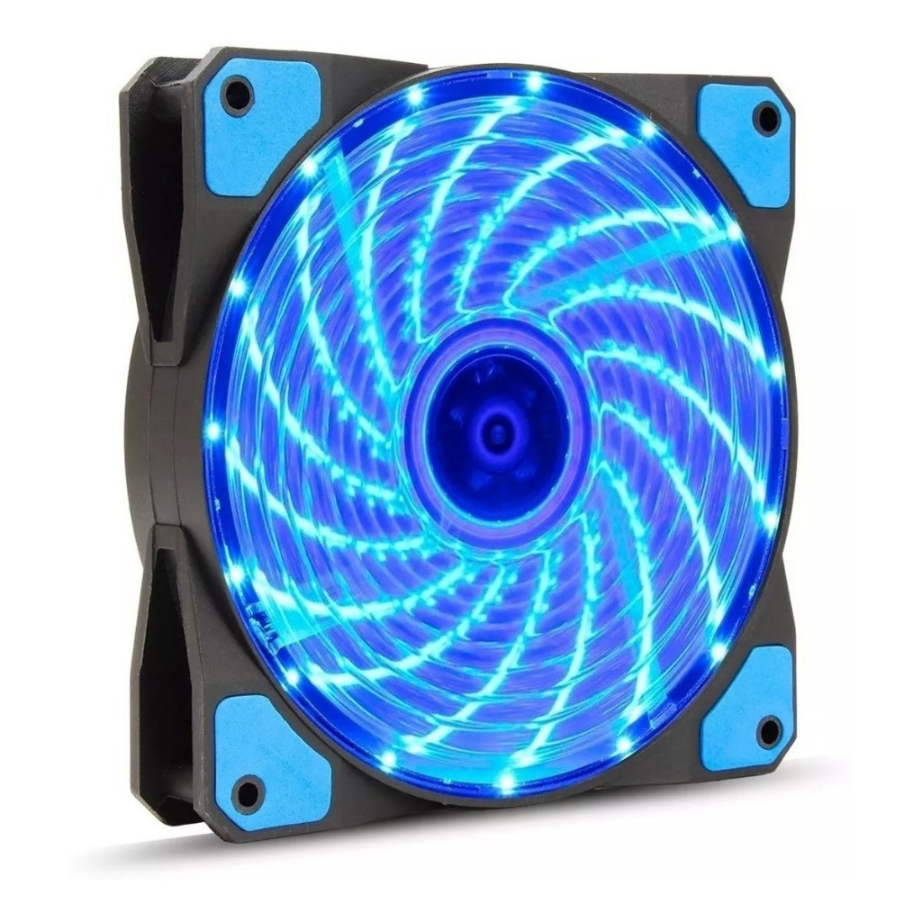 Cooler Cpu Led Fan Silencioso para Gabinete Gamer 120mm Ventoinha