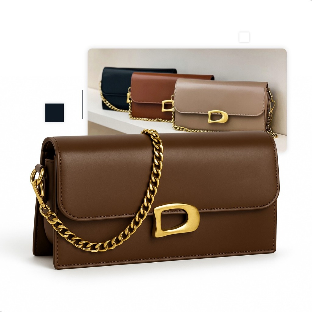 Bolsa Baguete Feminina Transversal Pequena Festa De Lado Pronta Entrega no Brasil Promoção...
