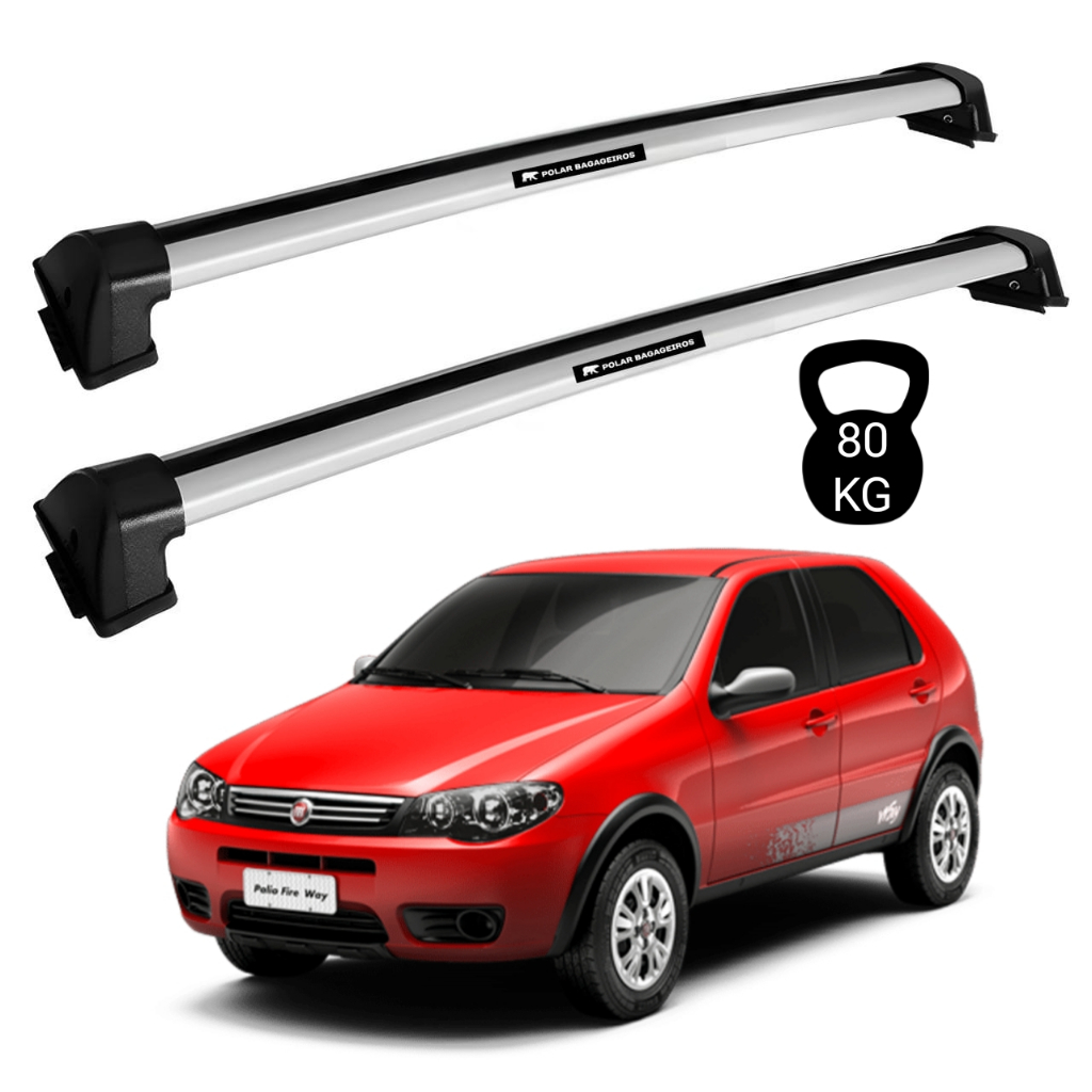 Rack De Teto Fiat Palio 4 Pts G2/g3/g4 96 Até 2015 em Oferta na Shopee