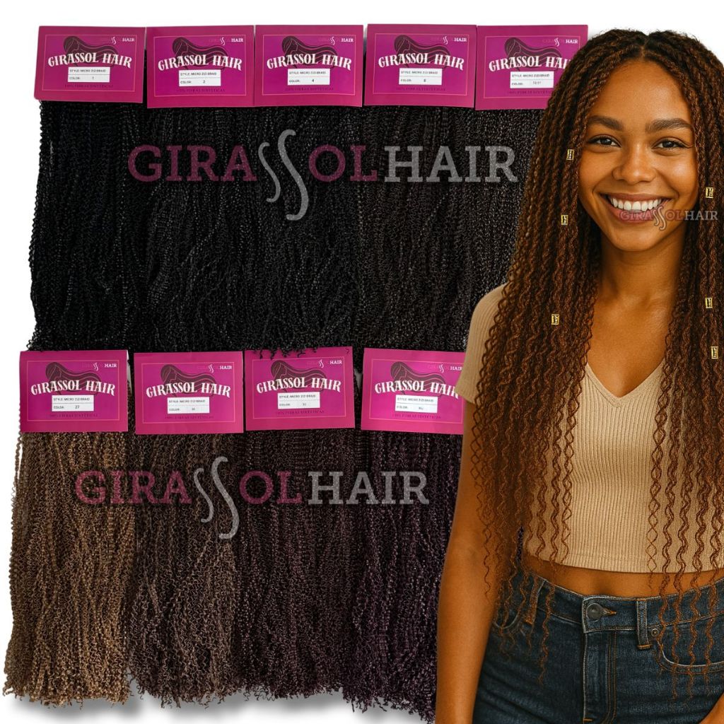 Cabelo Micro Zizi Pacotão 320g Miojinho Trancinha Kanecalon