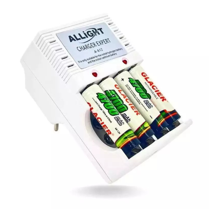 Kit Carregador De Pilhas AA/AAA/Bateria 3PCS/Pilhas não incluídas