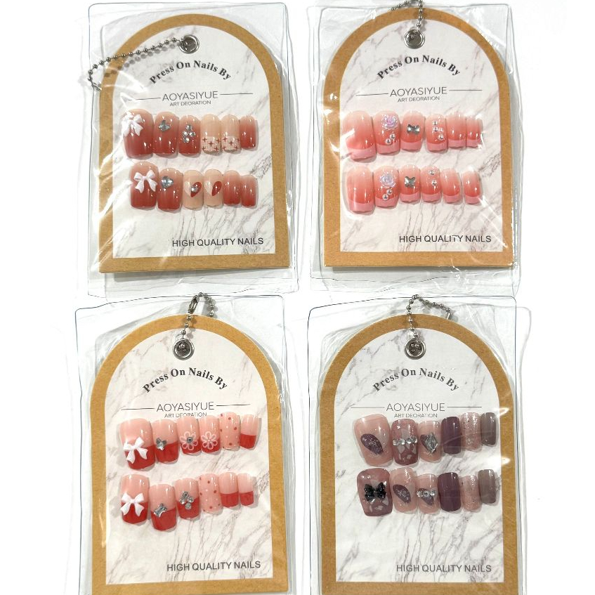 Unhas Glitter Bailarina Quadrada Amendoada Francesinha Pintada Unha envia sorteada em Oferta na Shopee