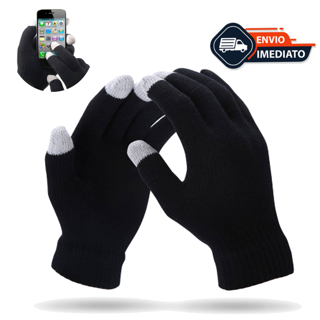 Luva Touch Screen Mexe Celular Tablet Quentinha Inverno Frio