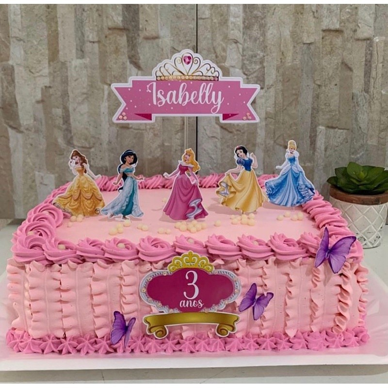Bolo Tema Princesas: Onde Comprar | BuscaProdutos