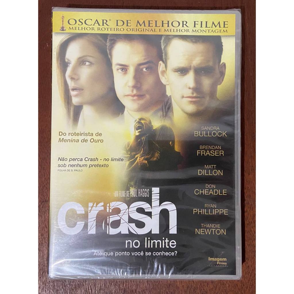 Dvd Crash No Limite (Lacrado) original - Sandra Bullock, Matt Dillon, Brendan Fraser