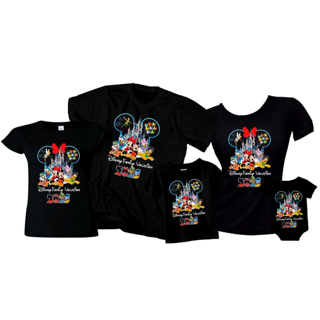 Kit Camisa Viagem A Orlando Família 2025 Infanti 1 Pçs M92