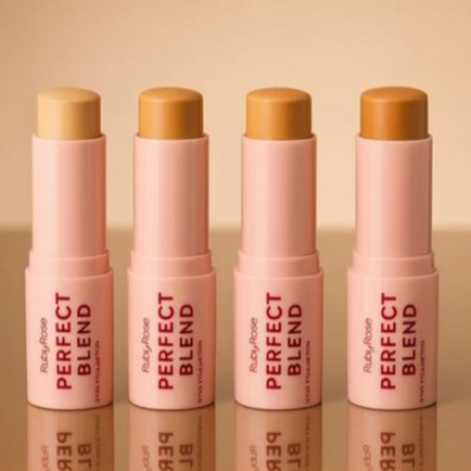 Base Stick Ruby Rose – Perfect Blend & Sunkiss | Natural ou Bronzeador