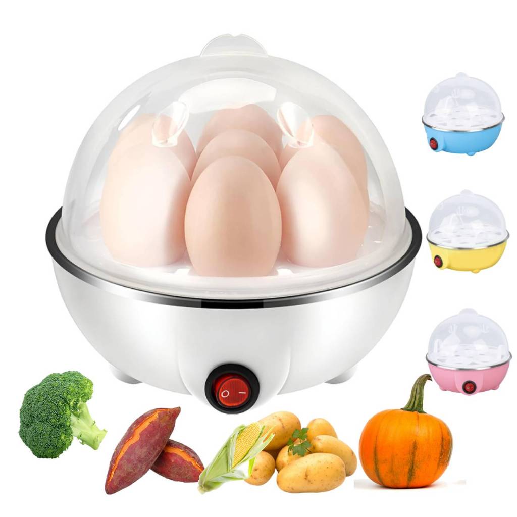 Cozedor de Ovos Elétrico Portátil No Vapor Egg Cooker Portátil 110v/220V cozinhador de ovos