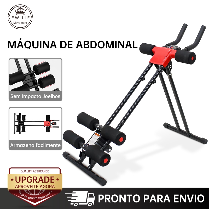 Máquina de Cintura e Abdominal Portátil com 5 Níveis de Ajuste em Oferta na Shopee