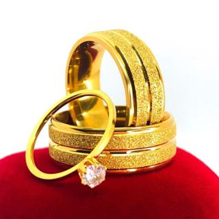 Par Aliança Tungstênio 8mm Folheada Banhada Ouro Aliança Namoro Noivado dourado em Oferta na Shopee