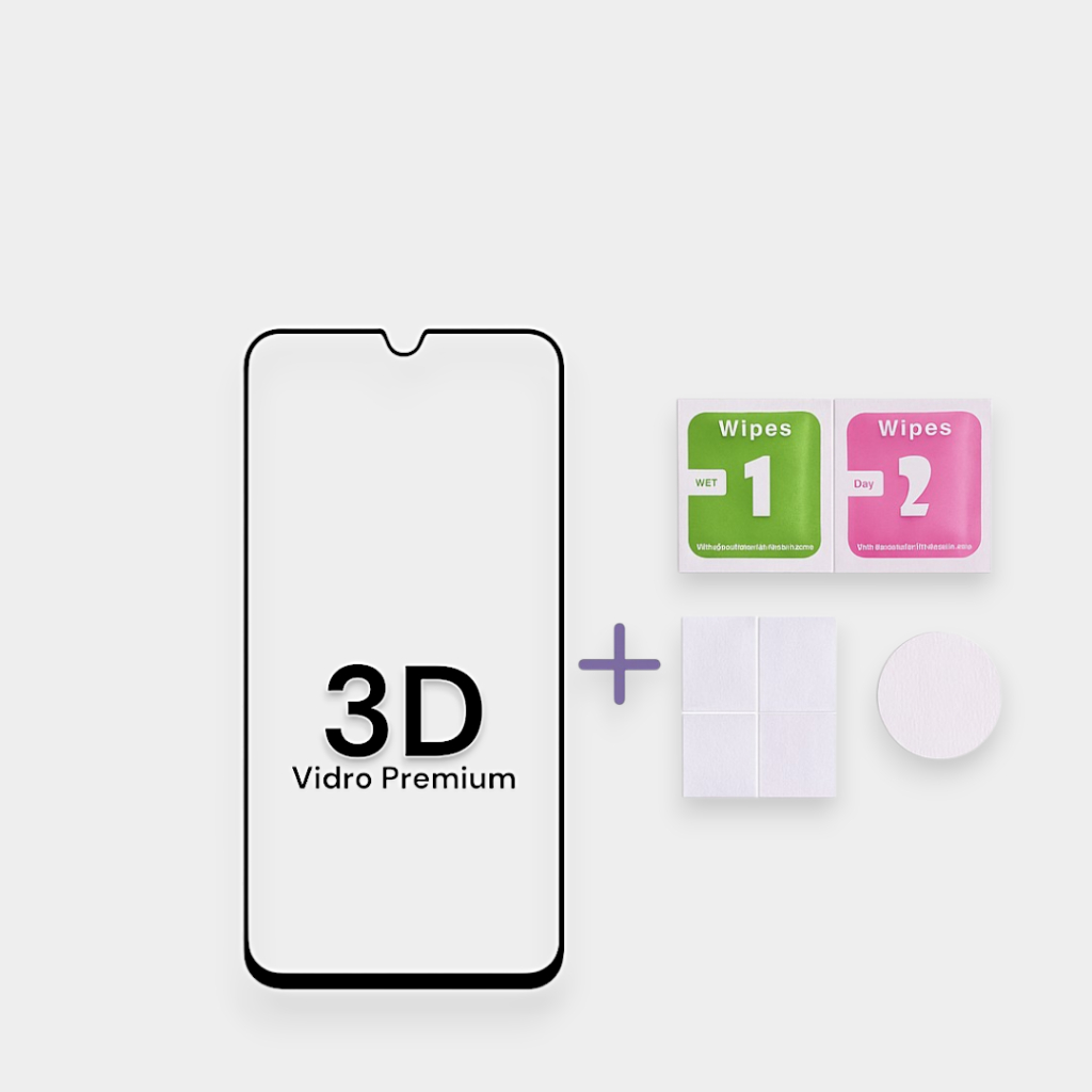 1 a 3 UNID - Película Vidro 3D Premium Compatível Samsung Galaxy A35 A36 A50 A51 A52 A53 A54 A55 A56 A71 A72 A73/s